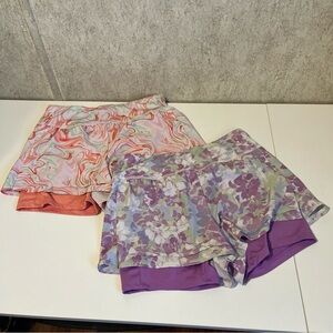 RBX Active Shorts Bundle Built In Compression Short Womens Small Lot Of 2